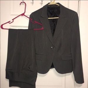 EUC Express Charcoal Pant Suit - Jacket & Pants!